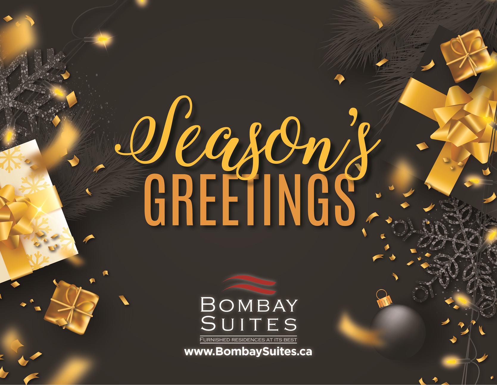 Happy Holidays from Bombay Suites Mississauga